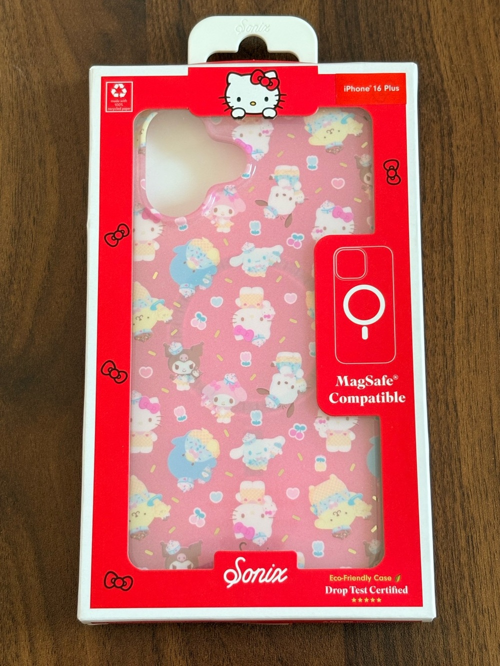 Sonix Hello Kitty Pink MagSafe Compatible iPhone Case for iPhone 16 Plus